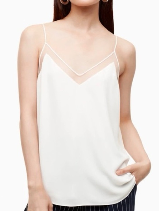 Babaton Tops - Aritzia Babaton Galen Camisole Light Grey Large